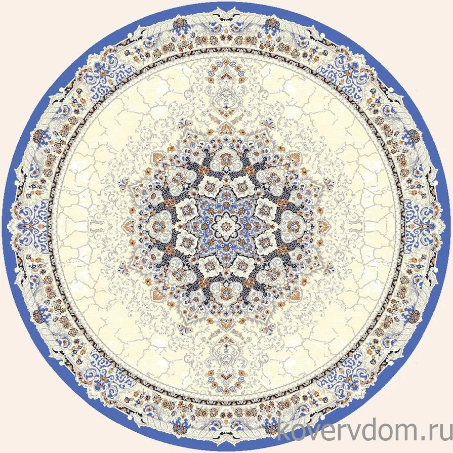 Ковер Amira 4922A D.Blue-D.Blue Круг