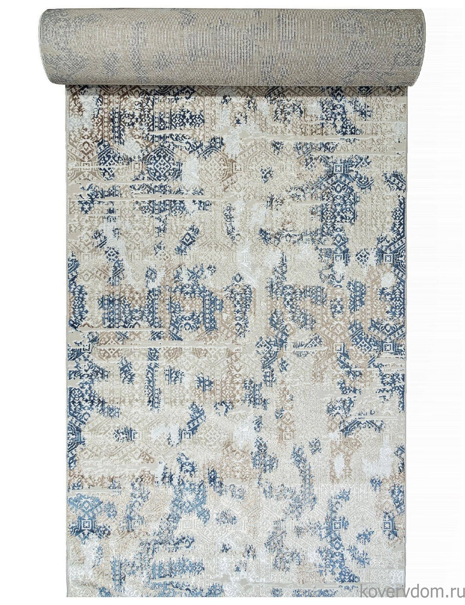 Ковровая Дорожка ANTEP O1699 630 CREAM / BLUE